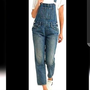 Lucky Brand boyfriend overalls size medium